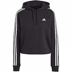 adidas Essentials 3-Stripes French Terry Crop Hoodie W IC8767