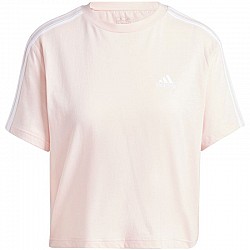 Tričko adidas Essentials 3-Stripes Single Jersey Crop Top W IY4227