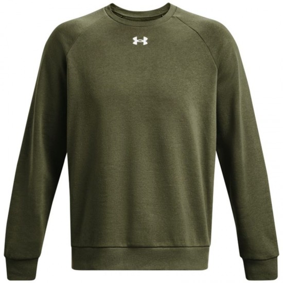 Under Armour Rival Fleece Crew khaki 1379755 390