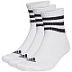 Ponožky adidas 3-Stripes Cushioned Sportswear Mid-Cut Socks 3P HT3456