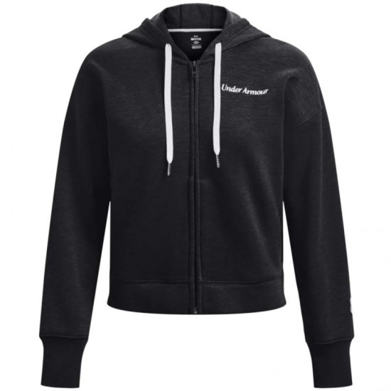 Under Armour Essential Fleece Script FZ Hoodie W 1374106-001
