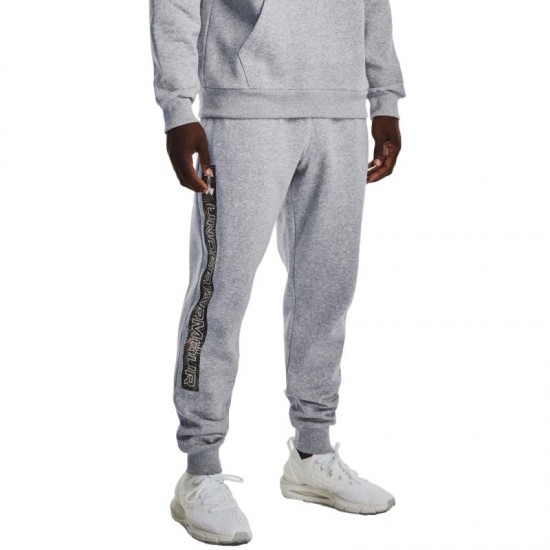 Tepláky Under Armour Rival Fleece Graphic Joggers M 1370351-011