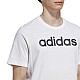 Tričko adidas Essentials Single Jersey Linear Embroidered Logo Tee M IC9276