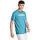 Tričko adidas Essentials Single Jersey Linear Embroidered Logo Tee M IJ8655