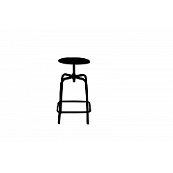 Otočná oceľová stolička S07126