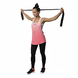 FITNESS GUMA TP01 ČERNÁ HMS