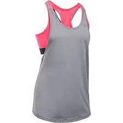 Dámske tielko s podprsenkou Under Armour HeatGear 2-in-1 Tan