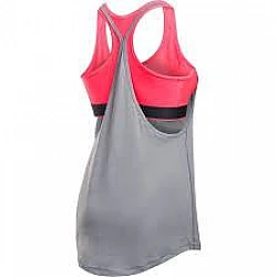 Dámske tielko s podprsenkou Under Armour HeatGear 2-in-1 Tan