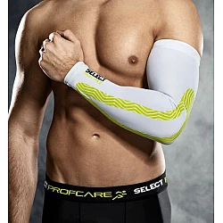 Kompresný rukáv Select Compression arm sleeves 6610 biely