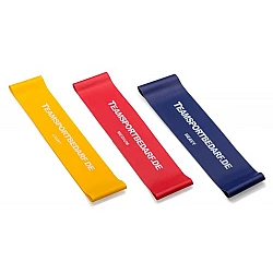 Miniband - fitness guma TEAMSPORTS yellow