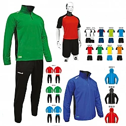 Sada HITTER, dres, tepláková súprava a nepremokavá bunda.