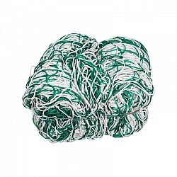 Sieť na futbalovú bránku 7,32x2,44 m 200/200cm/4mm, 2ks /white-green/