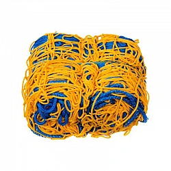 Sieť na futbalovú bránku 7,32x2,44 m 200/200cm/4mm, 2ks /blue-yelow/