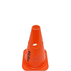 Kužeľ s dierami META 23 cm oranžový