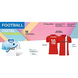 Futbalový dres SPORTIKA Digital STANDARD ZAGABRIA 7384MPN
