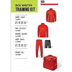 SPORTIKA 5-dielny winter BOX RED