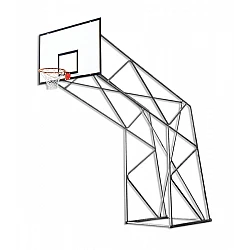 Súťažný basketbalový kôš S04022