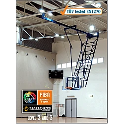Strešný basketbalový kôš S04070
