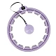 Masážní hula hoop HMS HHW09 se závažím a počítadlem fialová