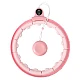 Masážní hula hoop FH02 se závažím a počítadlem růžová