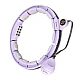 Masážní hula hoop HMS HHM13 se závažím, magnety a počítadlem fialová