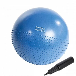 Masážní gymnastický míč HMS YB03N 55 cm modrý
