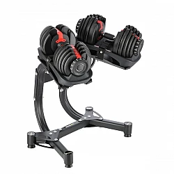 Sada stojanu HMS STR10 Pro a 2 ks variabilních činek HMS SR52