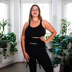 Zeštíhlující bederní pás HMS BR163 Plus Size