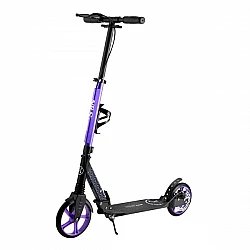 Koloběžka NILS Extreme HM124T s kotoučovou brzdou fialová