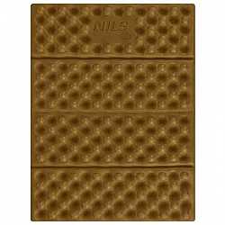 Skládací pěnové sedátko s reflexní vrstvou NILS Camp NC17105 hnědé