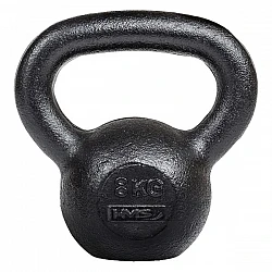 Litinový kettlebell HMS KZG08 8 kg, černý