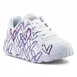 Skechers JGoldcrown: Uno Lite - Spread the Love Jr 314064L-WLPR