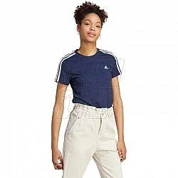 Tričko adidas Essentials Slim 3-Stripes Tee W IM2791