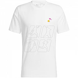 Tričko adidas Lil Stripe Spring Break Graphic Short Sleeve Basketball Tee M IC1868