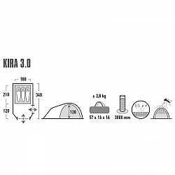 High Peak Kira 3 10370