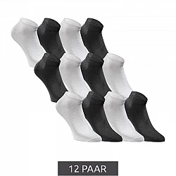 Ponožky Jack&Jones Unisex 12pak 12260511 BLK/WHT