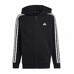 adidas 3 Stripes FL Full-Zip Hoody Jr HR6331