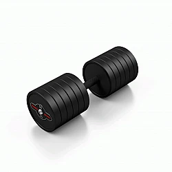 Profesionálna pogumovaná jednoručka 50 kg - Marbo Sport