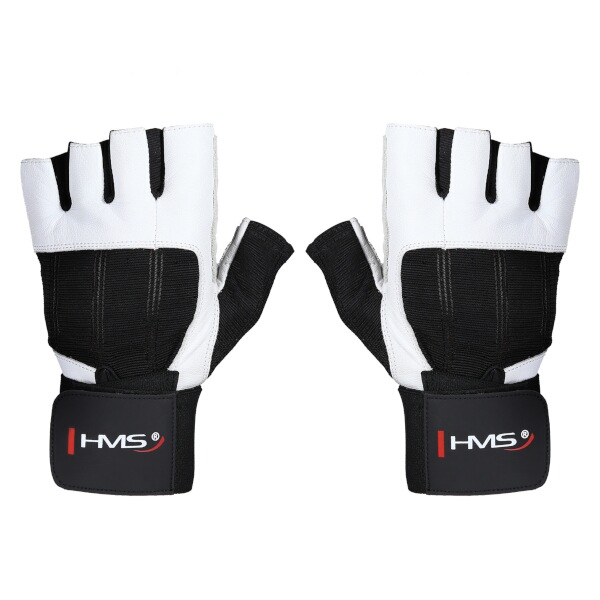 Fitness rukavice HMS RST04 bílé