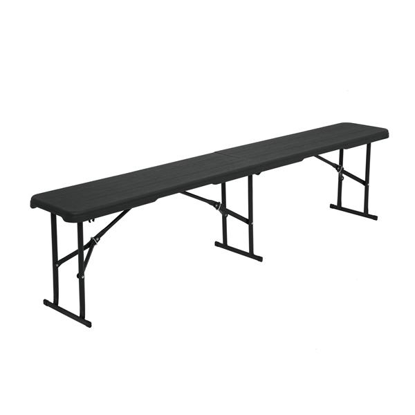 Skládací kempingová lavice NILS Camp NC3404 ANTRACITOVÁ