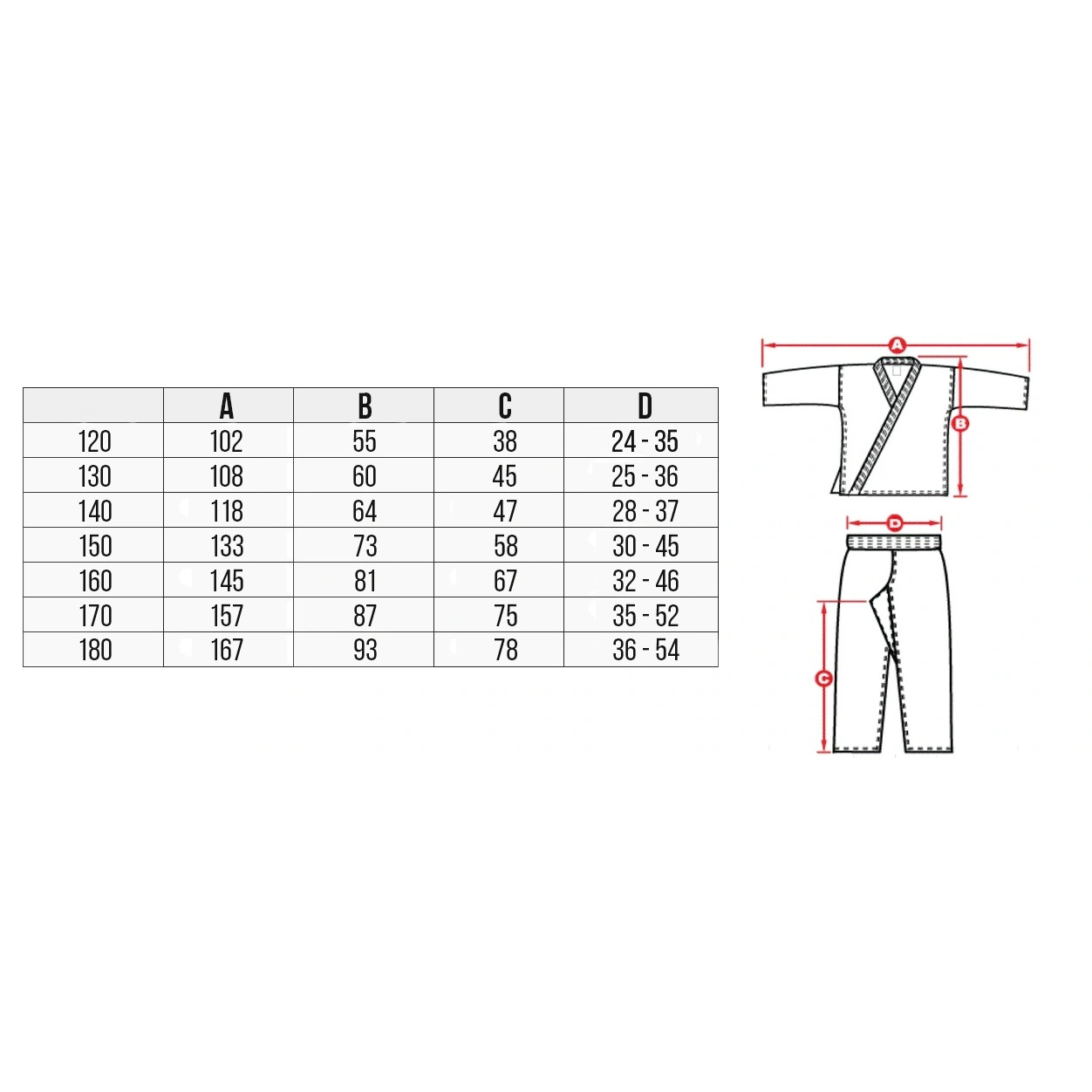 Dětské kimono DBX BUSHIDO ARK-3102
