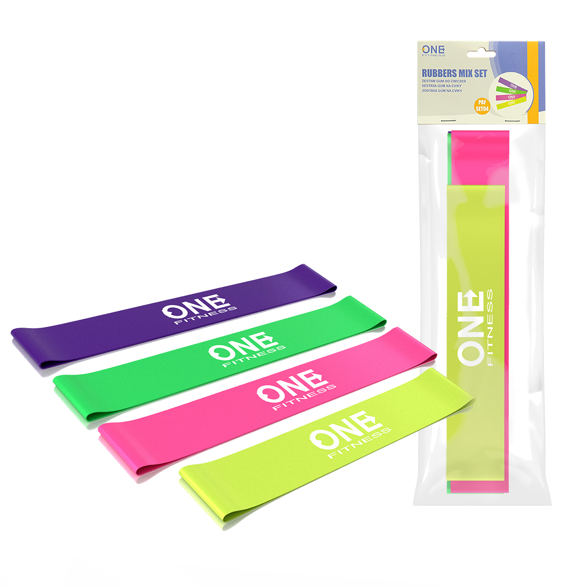 Sada odporových gum ONE Fitness PBF SET04