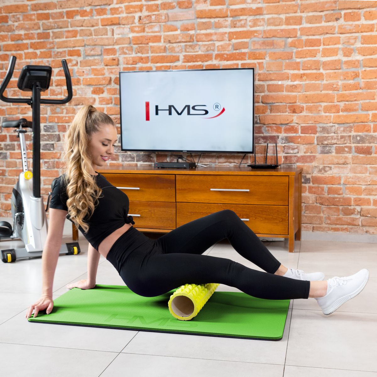 Studiová podložka s oky HMS Premium MFK01 zelená