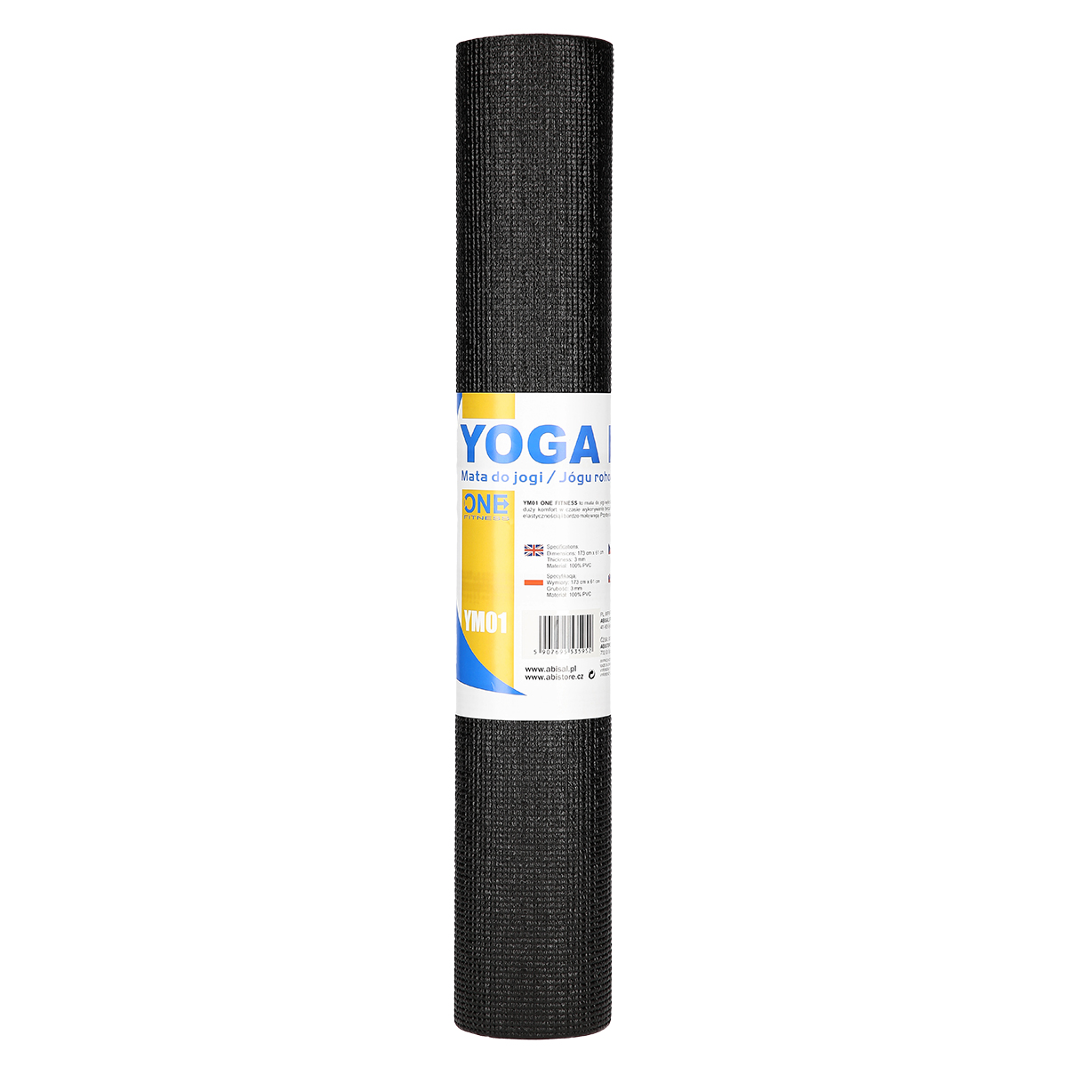 Podložka pro jógu ONE Fitness YM01 černá
