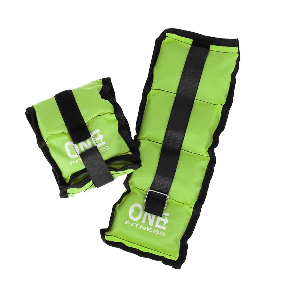 Zátěže na zápěstí a kotníky ONE FITNESS WW01 2 x 0,7 kg zelené