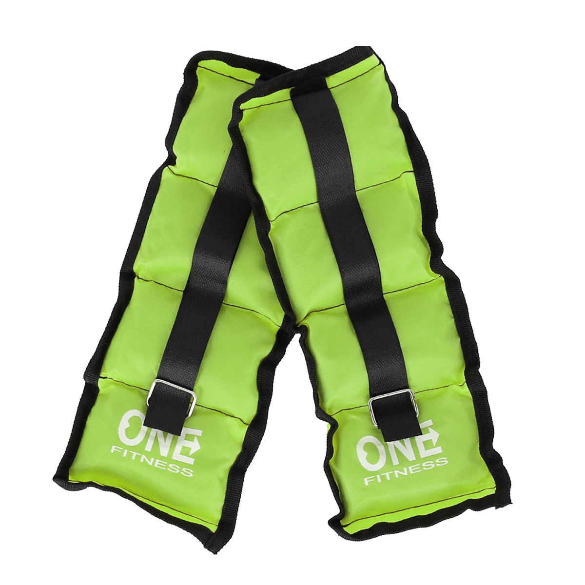 Zátěže na zápěstí a kotníky ONE FITNESS WW01 2 x 0,7 kg zelené