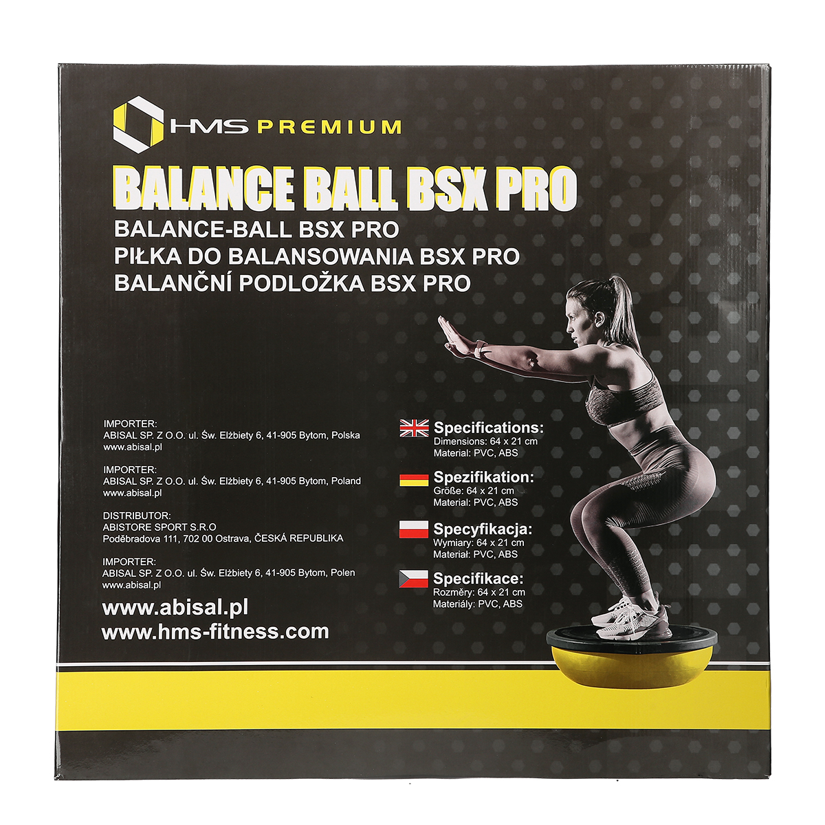 Balanční míč HMS Premium BSX Pro