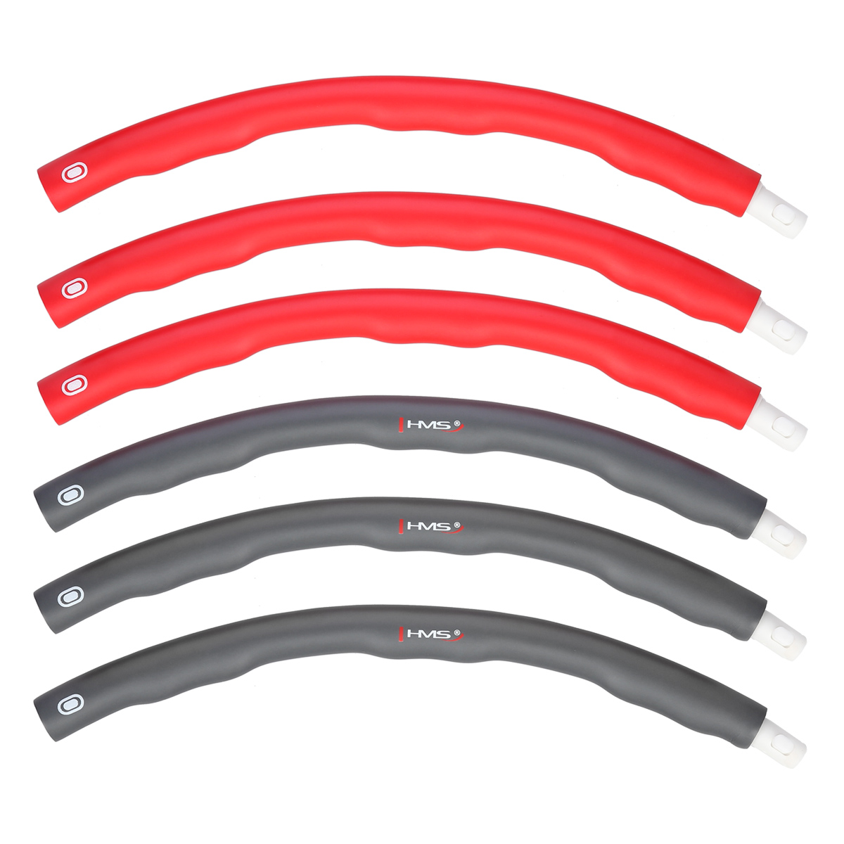 Hula hoop obruč HMS HHP002 červená, 100 cm