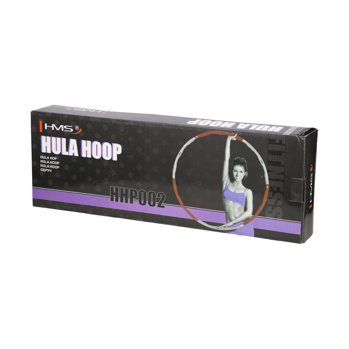 Hula hoop obruč HMS HHP002 červená, 100 cm