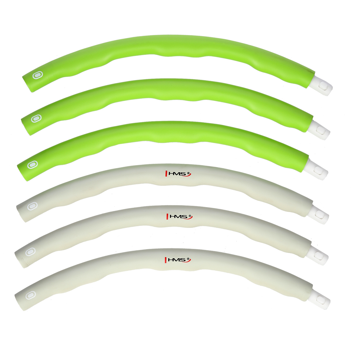 Hula hoop obruč HMS HHP003 zelená, 100 cm